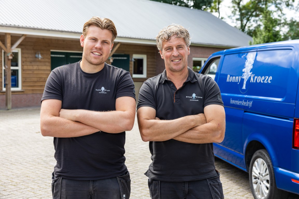 Groen zit vader en zoon in de genen